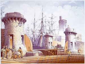 Marins sur le quai, Liverpool, 1864 - William Gawin Herdman