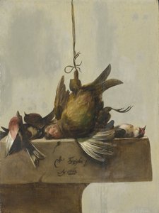 Nature morte avec des oiseaux