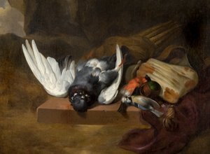 Nature Morte avec Oiseaux Morts (ou Volaille Morte) - William Gowe Ferguson