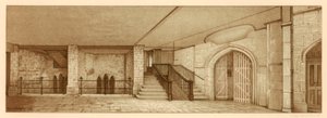 Zone sous la Cour de Chamberlain, Guildhall, City de Londres, 1886