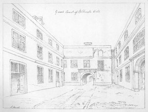 Grand Cour de Blackwell Hall, City de Londres