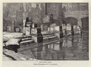 Les thermes romains à Bath - William Grylls Addison