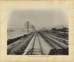 Ligne principale le long de la Susquehanna près de Steelton
