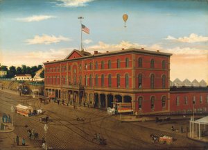 Dépôt de la Troisième Avenue, vers 1859-60