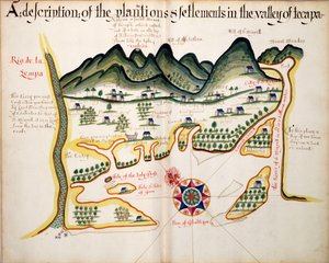 Description des plantations et des établissements dans la vallée de Tepaca - William Hack