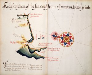 Description de la côte maritime de Mta. Puercos à Bad Point