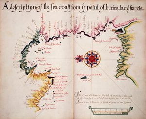 Description de la côte maritime du point de Burica à C St. Francis