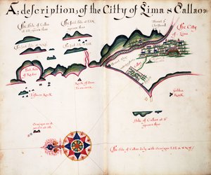 Carte de Lima et Callao - William Hack