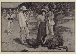 Illustration pour Un triomphe de la civilisation, par Grant Allen - William Hatherell