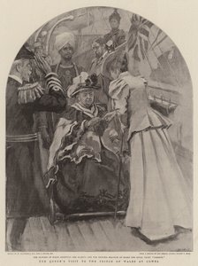 La Visite de la Reine au Prince de Galles à Cowes