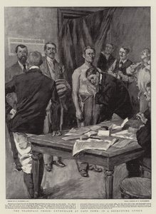 La crise du Transvaal, enthousiasme au Cap, dans un bureau de recrutement - William Hatherell
