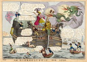 Un hiéroglyphe pour 1830 - William Heath