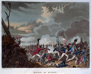 Bataille de Busaco le 27 septembre 1810, gravée par J.C. Stadler, publiée en 1818