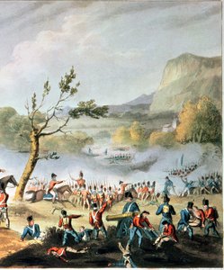 Bataille de Maida, 4 juillet 1806, gravée par Thomas Sutherland (détail)