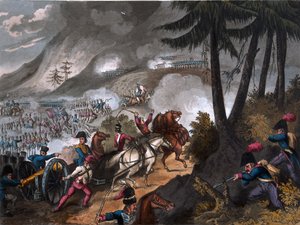 Bataille des Pyrénées en 1813, gravée par J.C. Stadler, publiée par Thomas Tegg, 1818