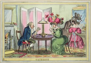 Cribbage, publié par Thomas McLean, Londres