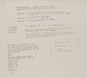 Notes accompagnant Un baiser au Congrès, 1818