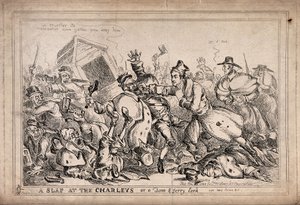 Robert Peel, en tant que bagarreur, s