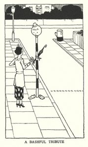 Un hommage timide (lithographie) - William Heath Robinson