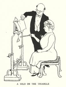 Un solo au triangle (lithographie) - William Heath Robinson