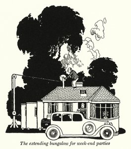 Un bungalow extensible pour les fêtes de week-end - William Heath Robinson