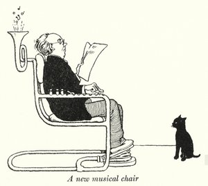 Une nouvelle chaise musicale - William Heath Robinson