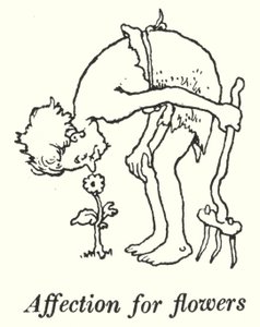 Affection pour les fleurs - William Heath Robinson