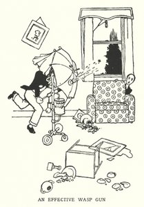 Un pistolet à guêpes efficace (lithographie) - William Heath Robinson