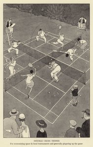 Double croix au tennis, pour économiser de l