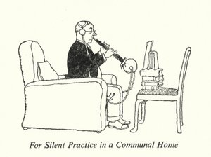 Pour une pratique silencieuse dans une maison communautaire - William Heath Robinson