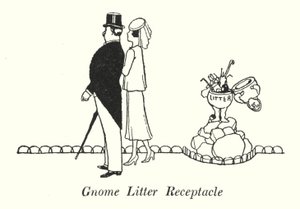 Réceptacle à déchets de gnome - William Heath Robinson