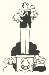 Comment être un mari parfait (lithographie) - William Heath Robinson