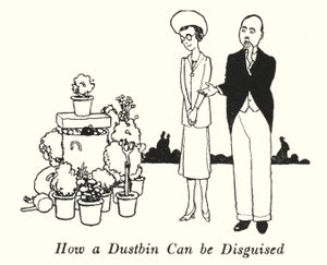 Comment un bac à ordures peut être déguisé - William Heath Robinson
