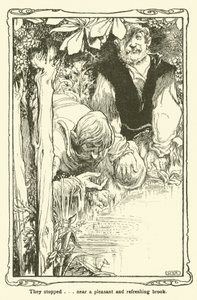 Illustration pour Don Quichotte (lithographie) - William Heath Robinson