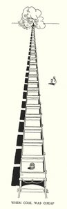 Illustration pour Railway Ribaldry par W Heath Robinson - William Heath Robinson