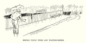 Illustration pour Railway Ribaldry de W Heath Robinson - William Heath Robinson