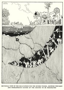 Illustration pour Railway Ribaldry de W Heath Robinson - William Heath Robinson