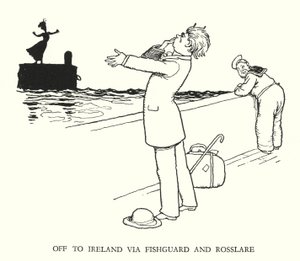 Illustration pour Railway Ribaldry par W Heath Robinson - William Heath Robinson