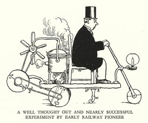 Illustration pour Railway Ribaldry par W Heath Robinson