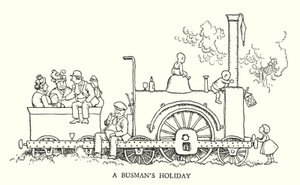 Illustration pour Railway Ribaldry par W Heath Robinson