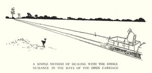 Illustration pour Railway Ribaldry par W Heath Robinson - William Heath Robinson