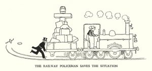 Illustration pour Railway Ribaldry par W Heath Robinson
