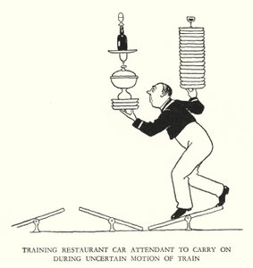 Illustration pour Railway Ribaldry par W Heath Robinson