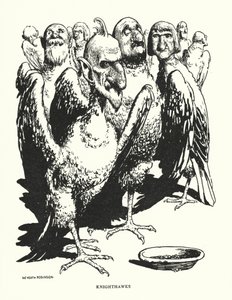 Faucons-chevaliers - William Heath Robinson