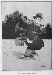 Gadget de patinage autopropulsé, illustration de 