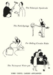 Quelques appareils de jardin utiles - William Heath Robinson