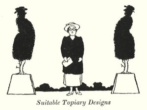 Conceptions de topiaire appropriées (lithographie)