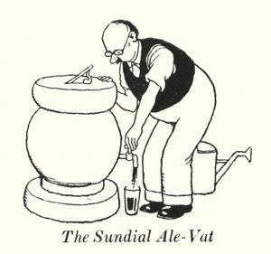 Le cadran solaire Ale-Vat - William Heath Robinson