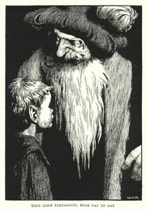 Ainsi grandit Pantagruel de jour en jour - William Heath Robinson