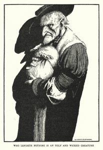 Qui ne prête rien est une créature laide et méchante - William Heath Robinson